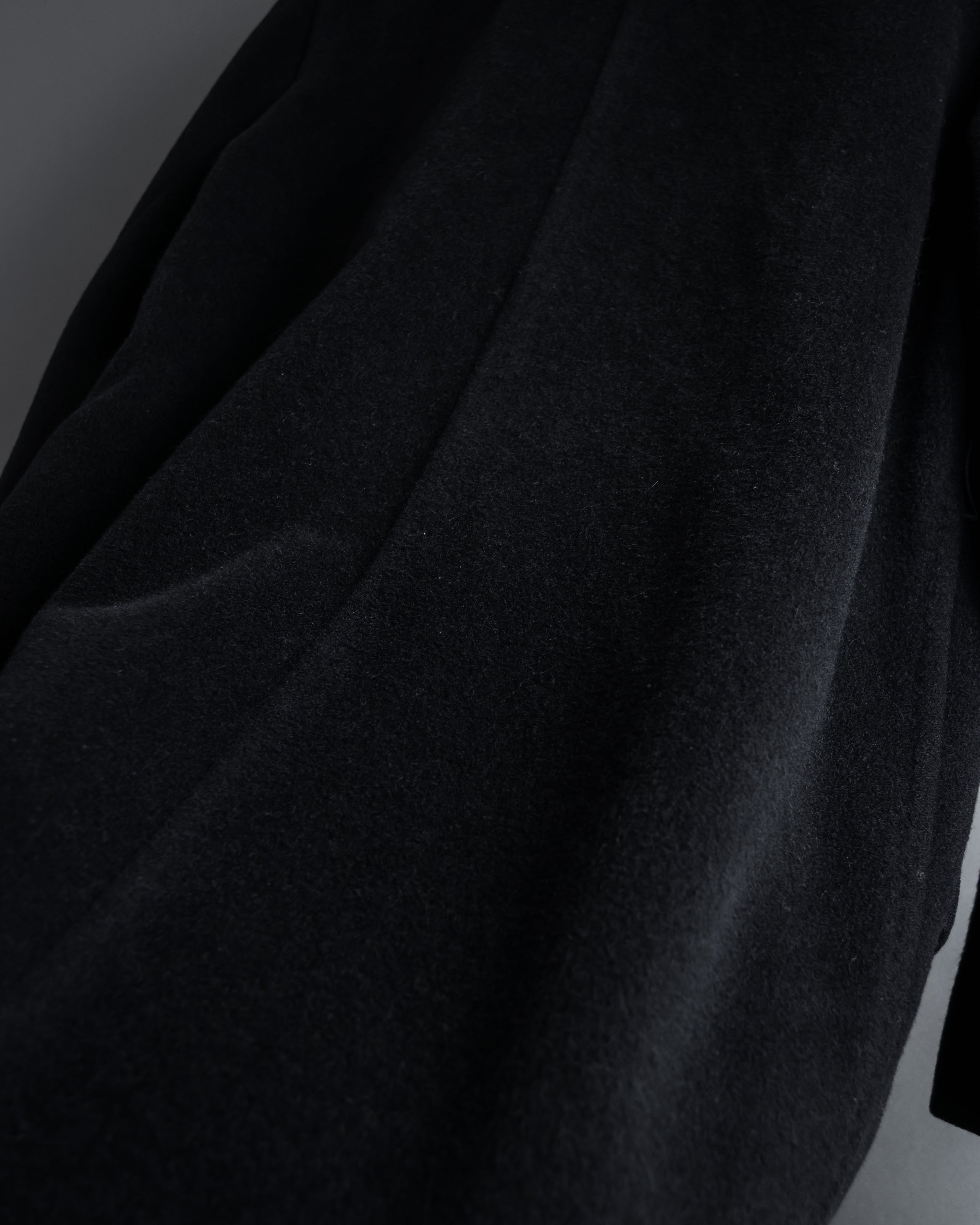 "Max Mara" 90''s-00's Actress collar design long coat