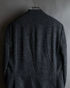 "THOM BROWNE" 3-button napped tweed tailored jacket