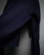 –SPECIAL– “BALENCIAGA” 2016 season Scarf collar extended sleeve blouse