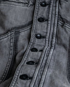 "STELLA McCARTNEY" Multi detail belted denim jacket