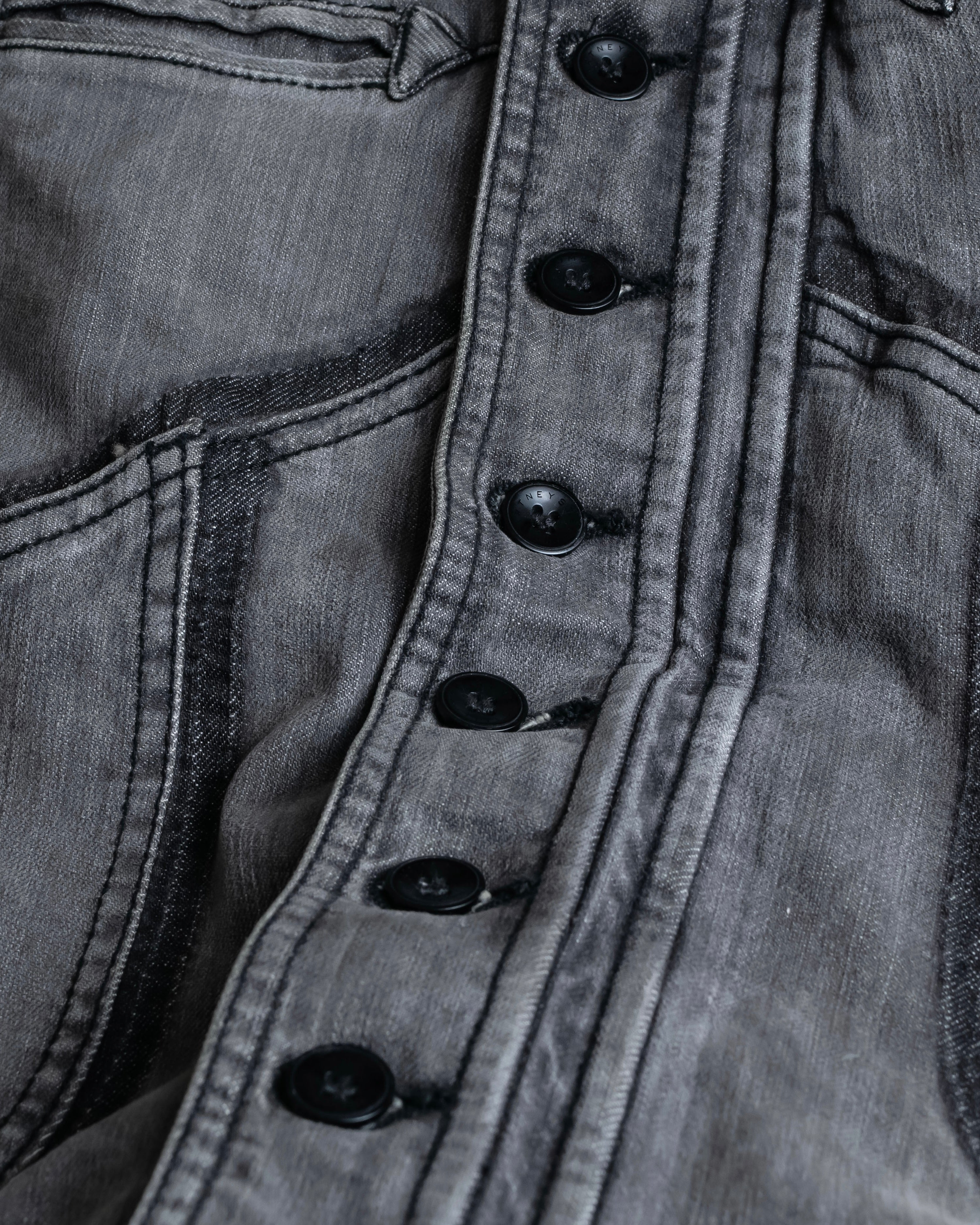 "STELLA McCARTNEY" Multi detail belted denim jacket