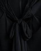 "VALENTINO" 2020-21 Gathered design bow tie skipper silk pullover