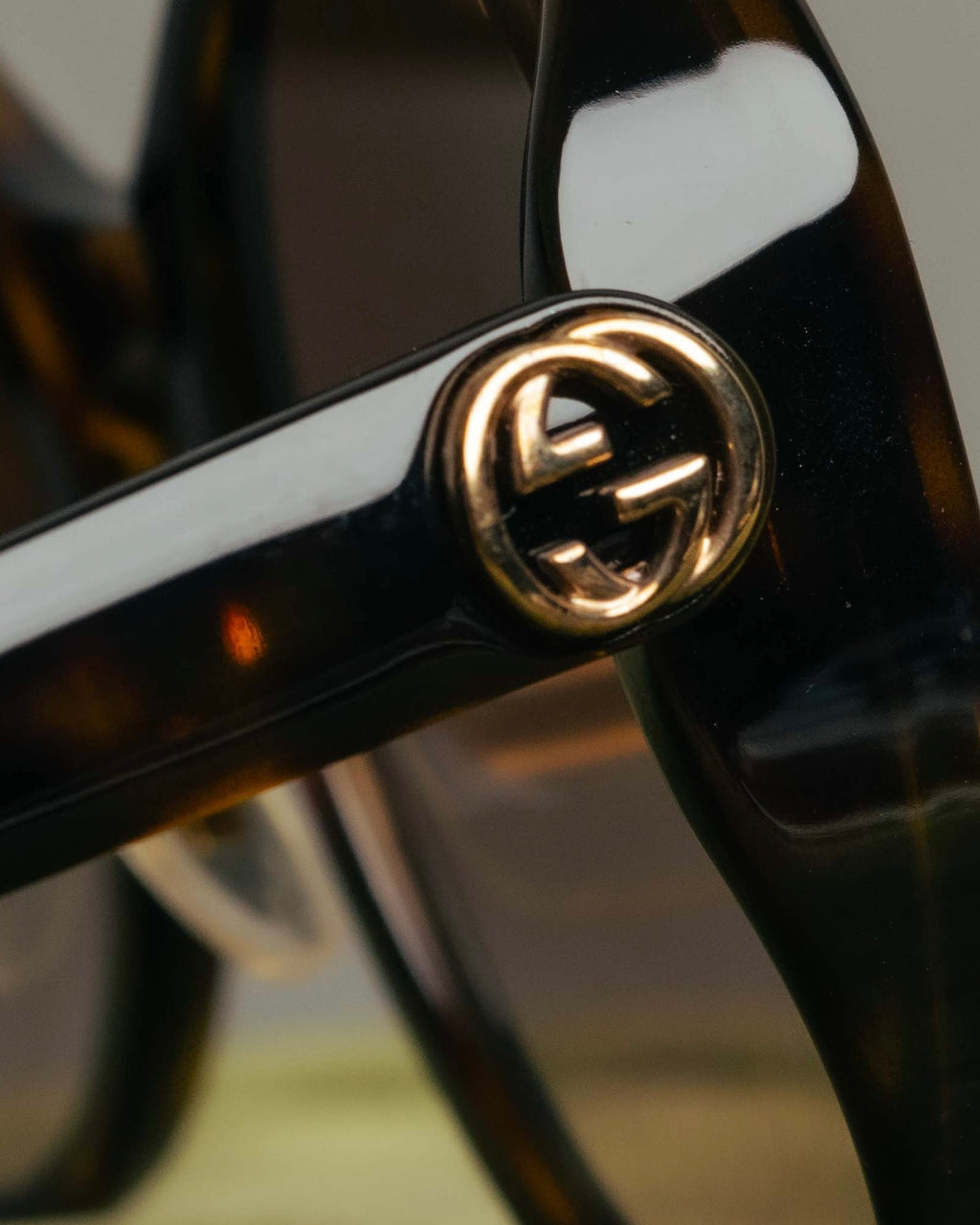 "GUCCI" 2010's Tortoiseshell oversized sunglasses
