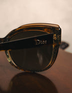 "Christian Dior" 2010's Glittered tortoiseshell sunglasses
