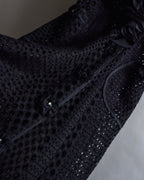 "NOKO OHNO" Layered organza frill embroidered dress