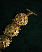 “Christian Dior” 90’s Medallion motif toggle bracelet
