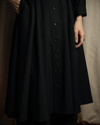 "tricot COMME des GARCONS" 90's Tailored collar belted long dress