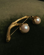 “KENZO” 80’s-90’s Sculptural branch pearl brooch