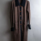 "Composition by KENZO" Fuzzy material cleric design knit coat