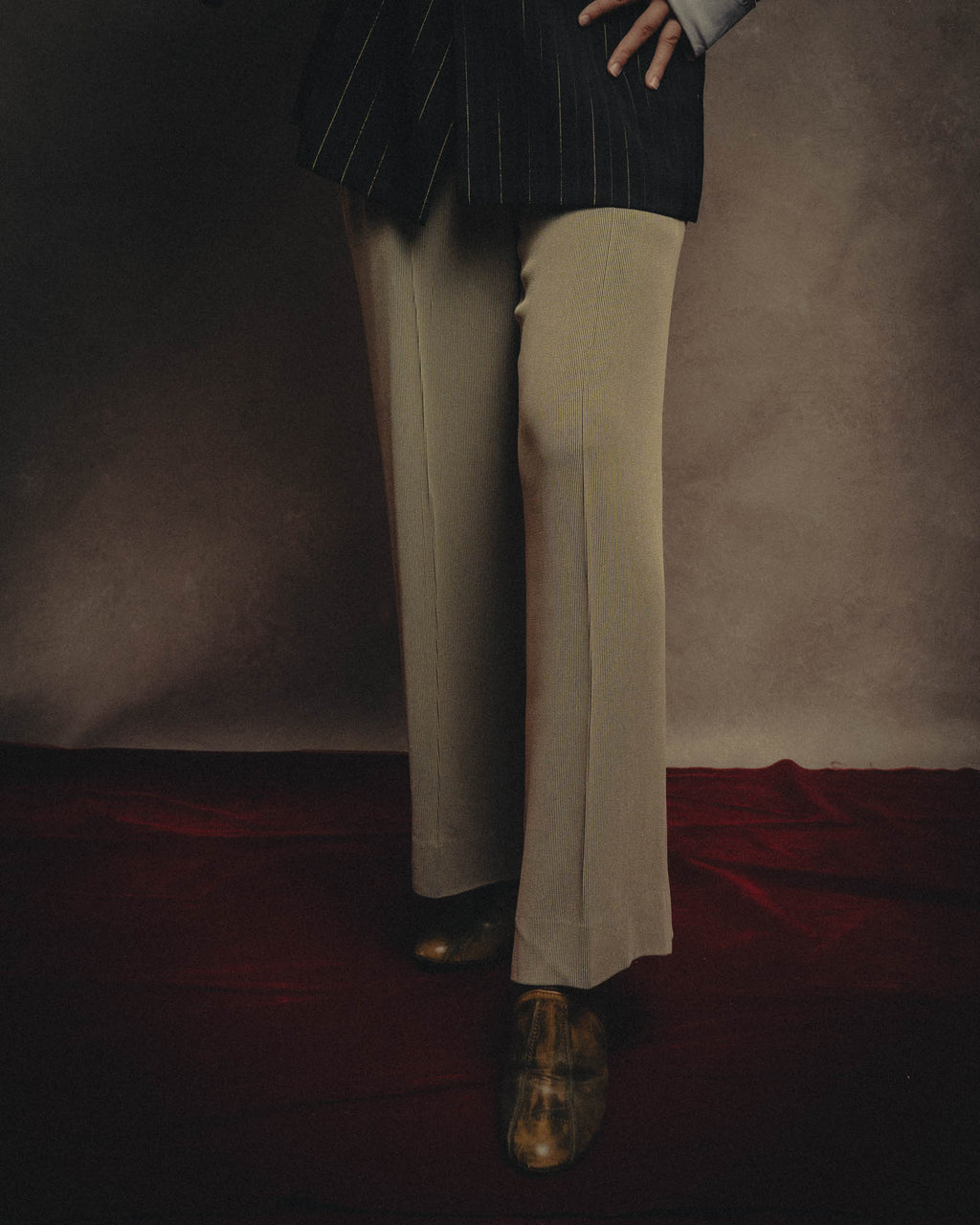 -SPECIAL- “HERMÈS“ Late 90’s-2010’s Fluid striped wide trousers