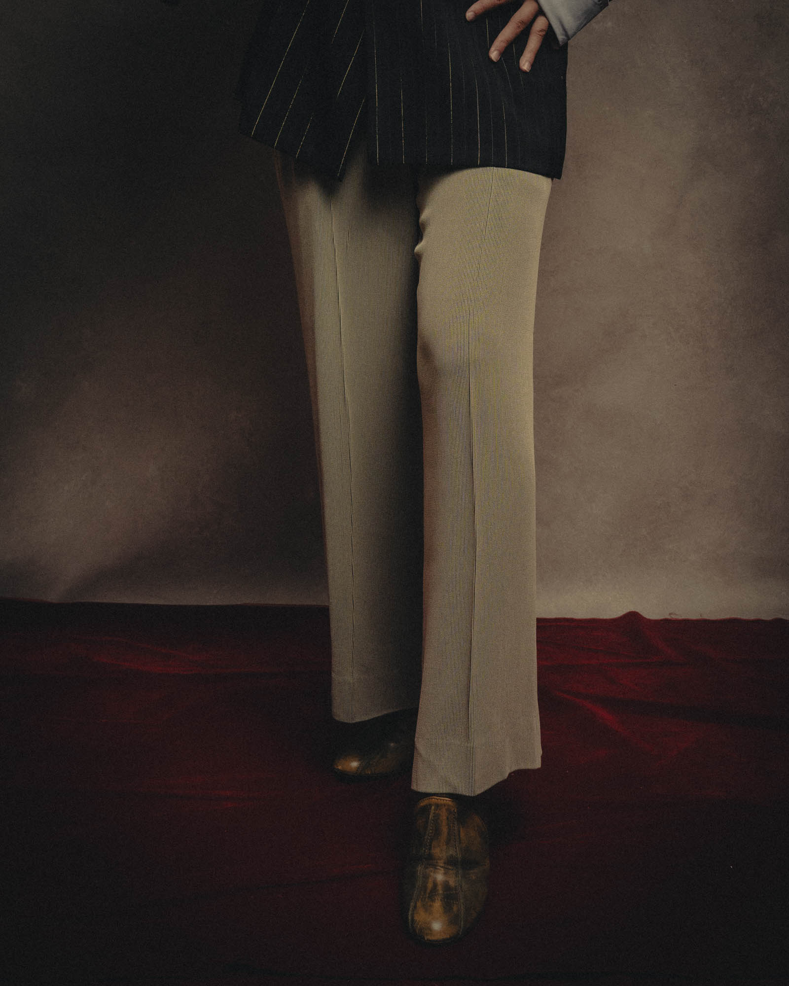 -SPECIAL- “HERMÈS“ Late 90’s-2010’s Fluid striped wide trousers