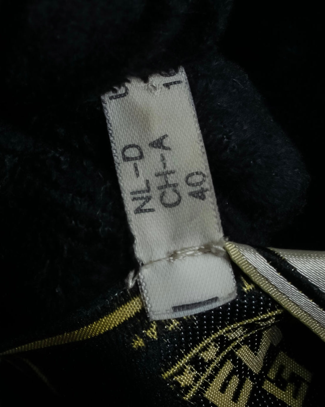 "FENDI" 00'sDouble collar design flared silhouette coat