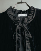 -SPECIAL- “CELINE” 80’s-90’s velvet frilled chain setup