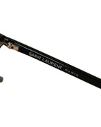 SAINT LAURENT/ Square Flame Black Rimmed Glasses