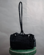 “SEE BY CHLOÉ” 2010’s Croc embossed suede drawstring bag