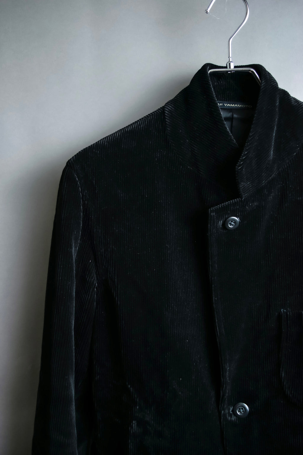 “Y’s for men” beautiful black corduroy single tailored jacket