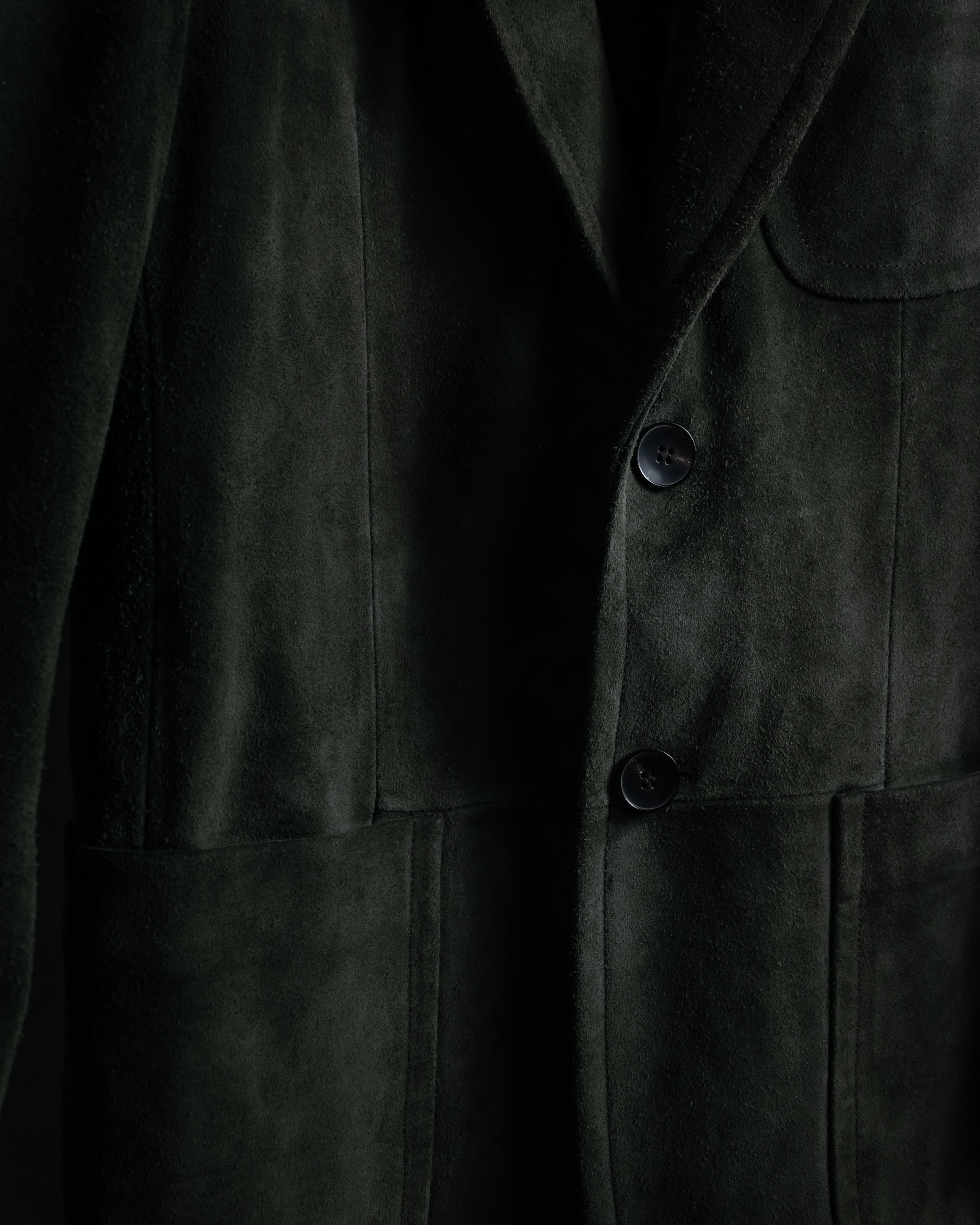 -SPECIAL- "GUCCI" 90’s Tom ford design suede tailored jacket