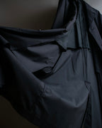 "Christian Dior" Straight line draping silk chester coat