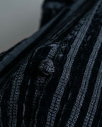 “Yohji Yamamoto +NOIR” Sheer rib summer knit jacket