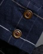 "Vivienne Westwood RED LABEL"
Windowpane print long shirt dress