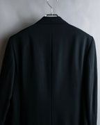 "ISSEY MIYAKE MEN" Shawl collar tailored jacket and two pleat tapered slacks set up