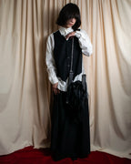 "Yohji Yamamoto POUR HOMME"
13AW Tuxedo vest fake layered design shirt
