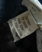 "PRADA" Vintage style three dimensional cut jeans