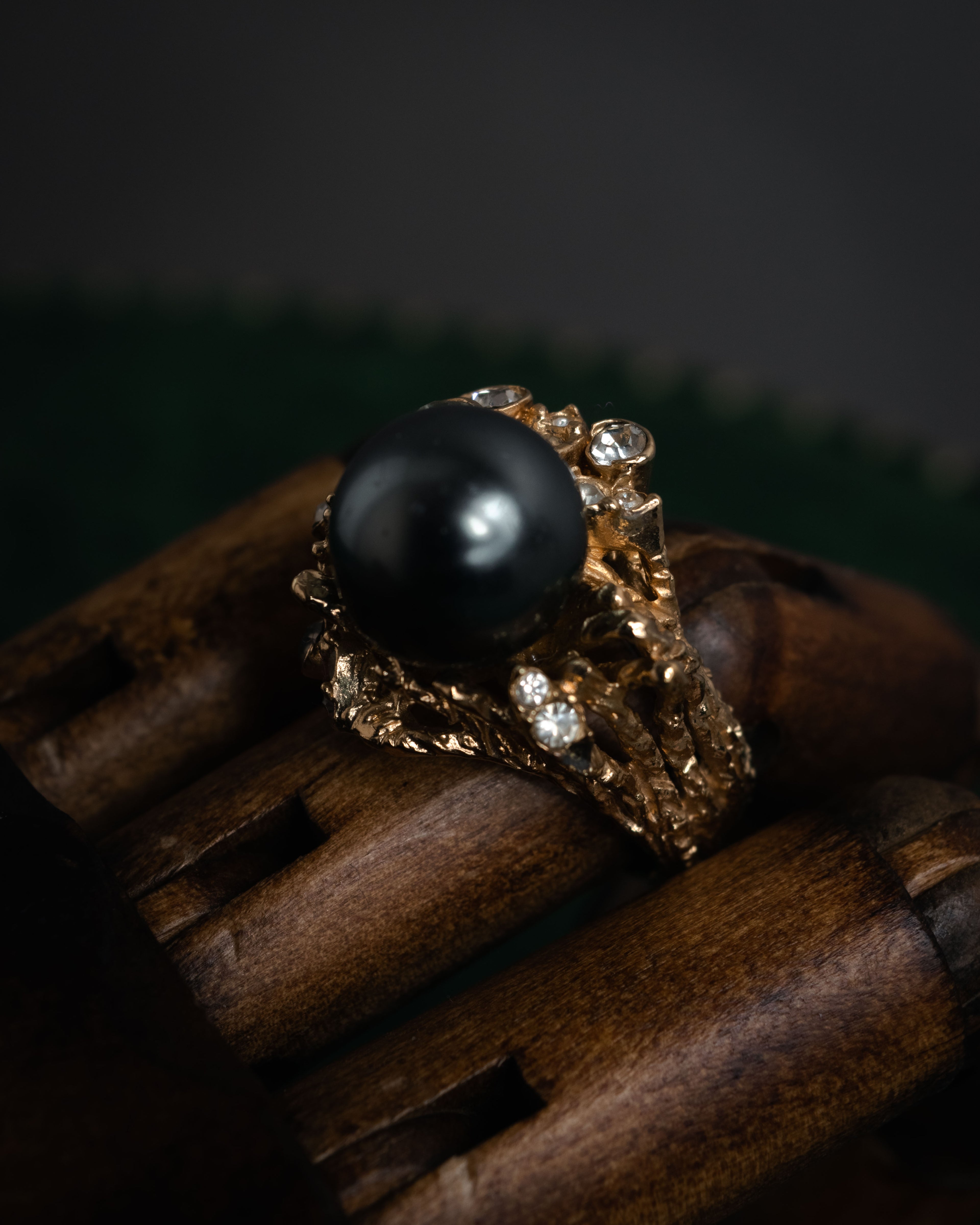 “Christian Dior” 60’s-70’s Organic pearl cluster ring