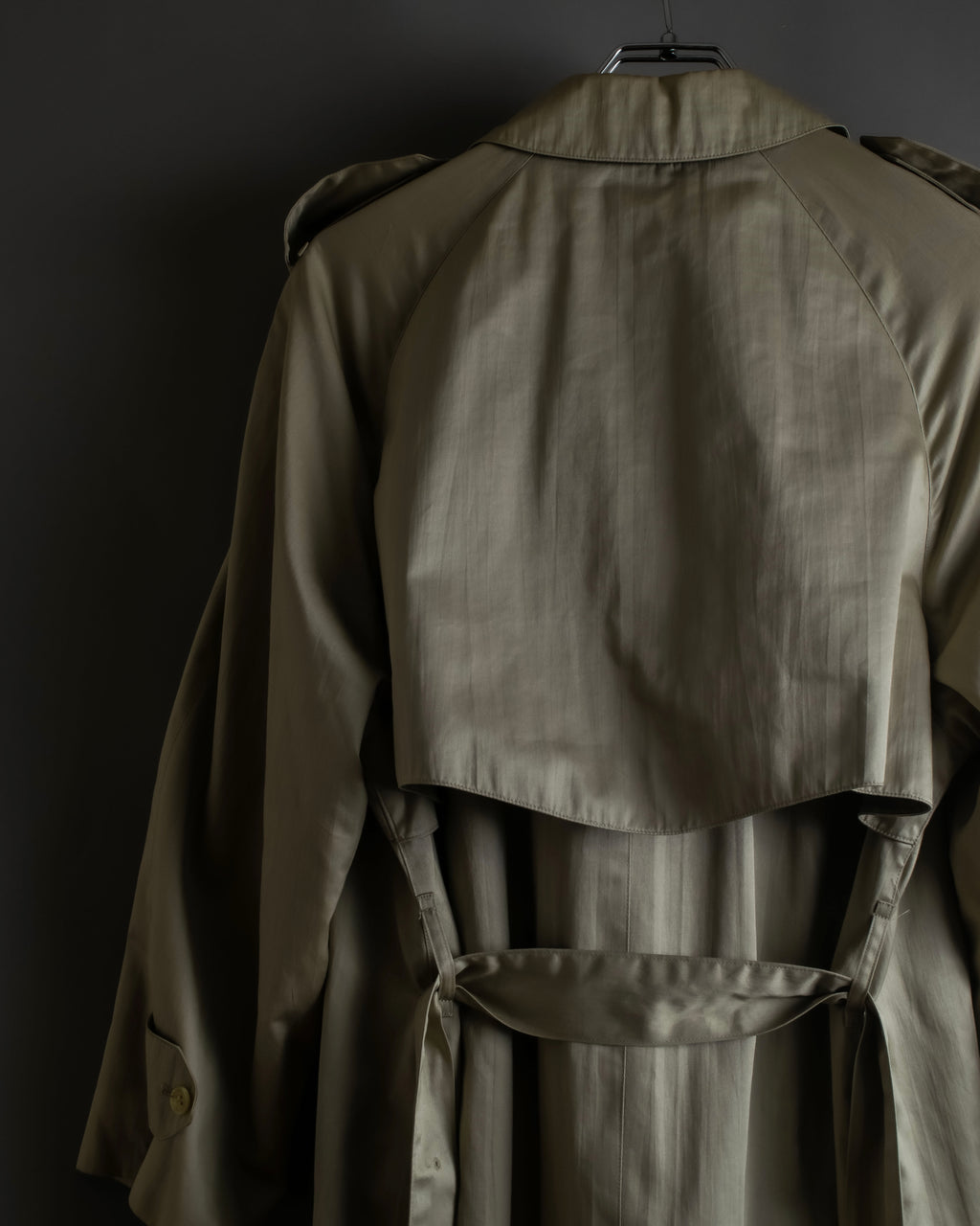 "BURBERRYS" Classic military detail maxi length trench coat