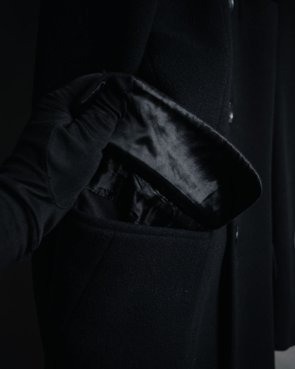 "FENDI" 00’s virgin wool chesterfield coat