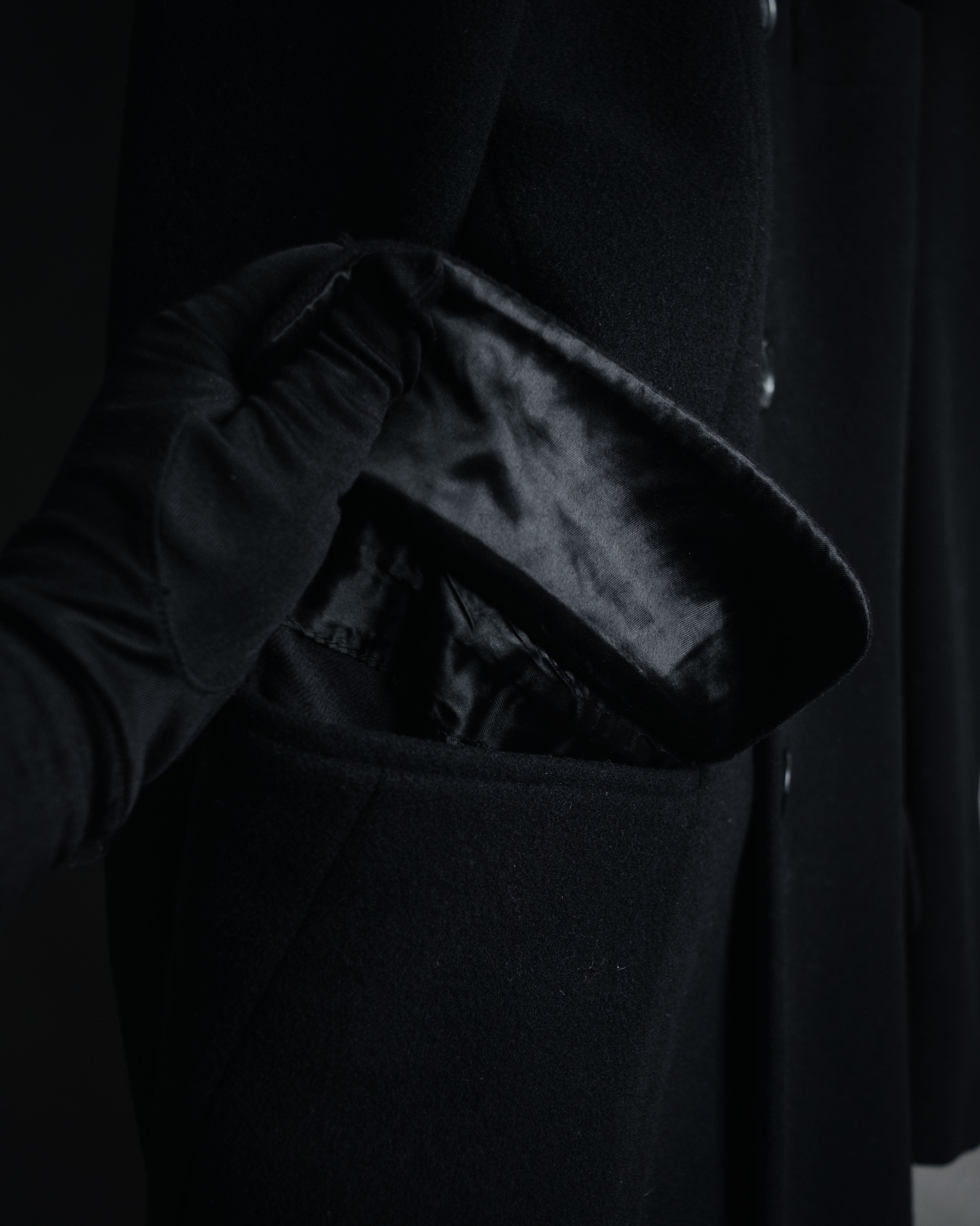 "FENDI" 00’s virgin wool chesterfield coat