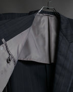 "CHRISTIAN DIOR MONSIEUR" Shadow stripe pattern classical formal detail set up