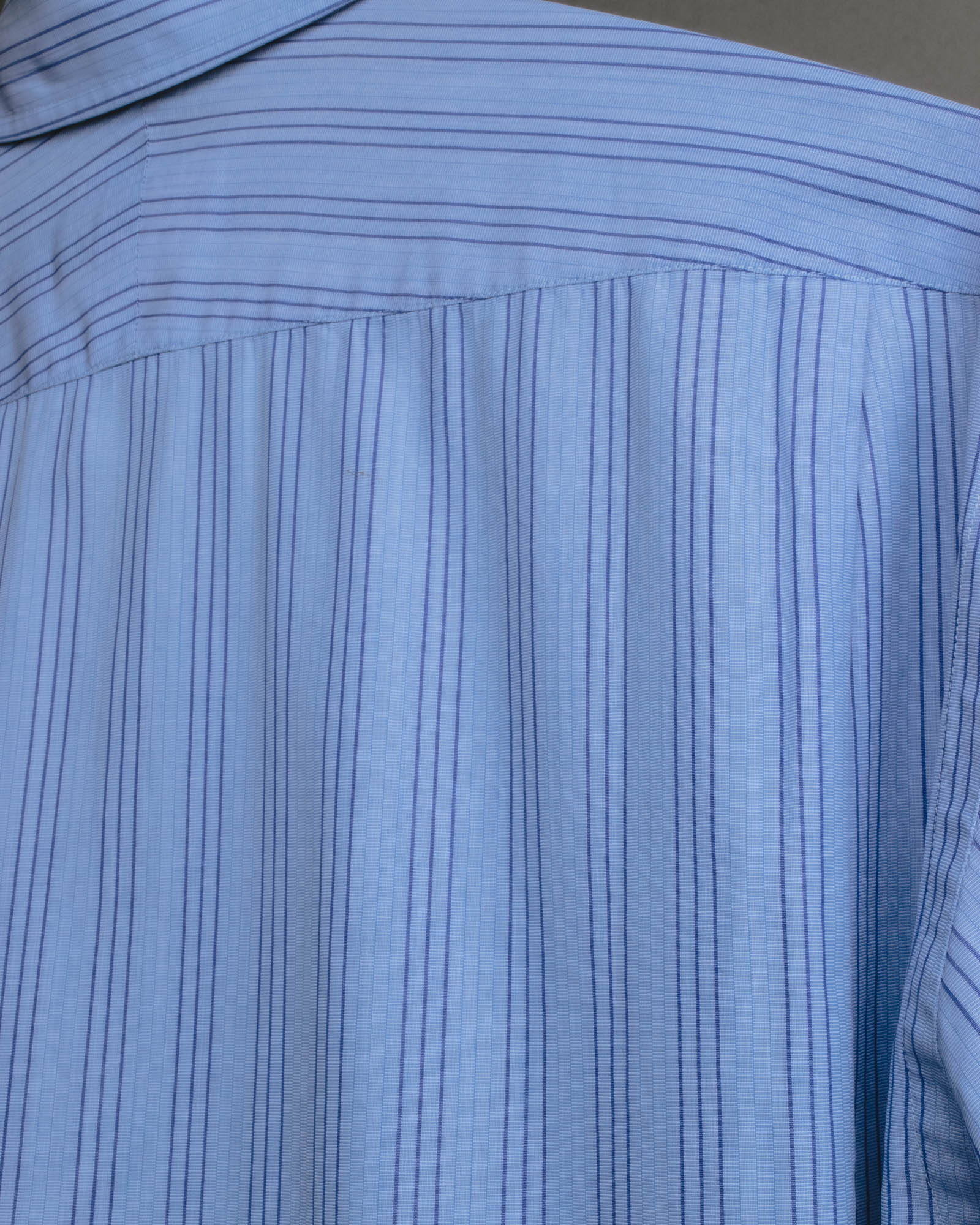"Hermès" 90's-00's Striped cotton button-down shirt