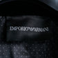 "EMPORIO ARMANI"  Dimensional wave pattern velour like chester coat