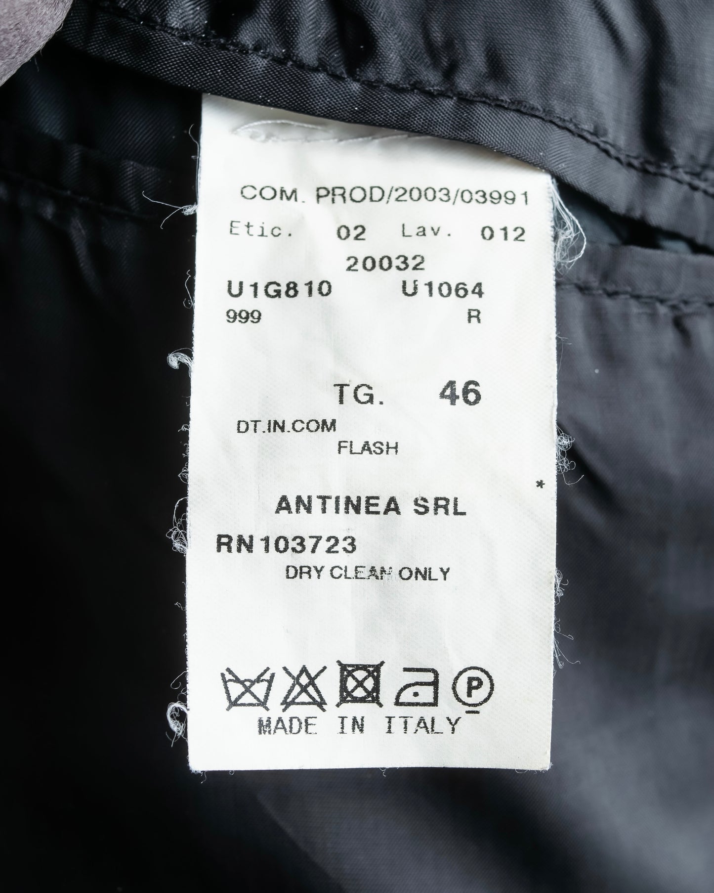 "GIORGIO ARMANI" Riders detail leather switching jacket