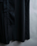 "B Yohji Yamamoto" Inside-out design super long shirt coat