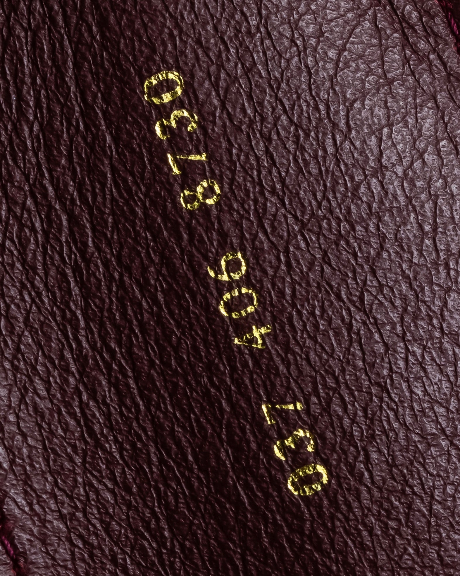 "GUCCI" Equus-derived bordeaux leather belt