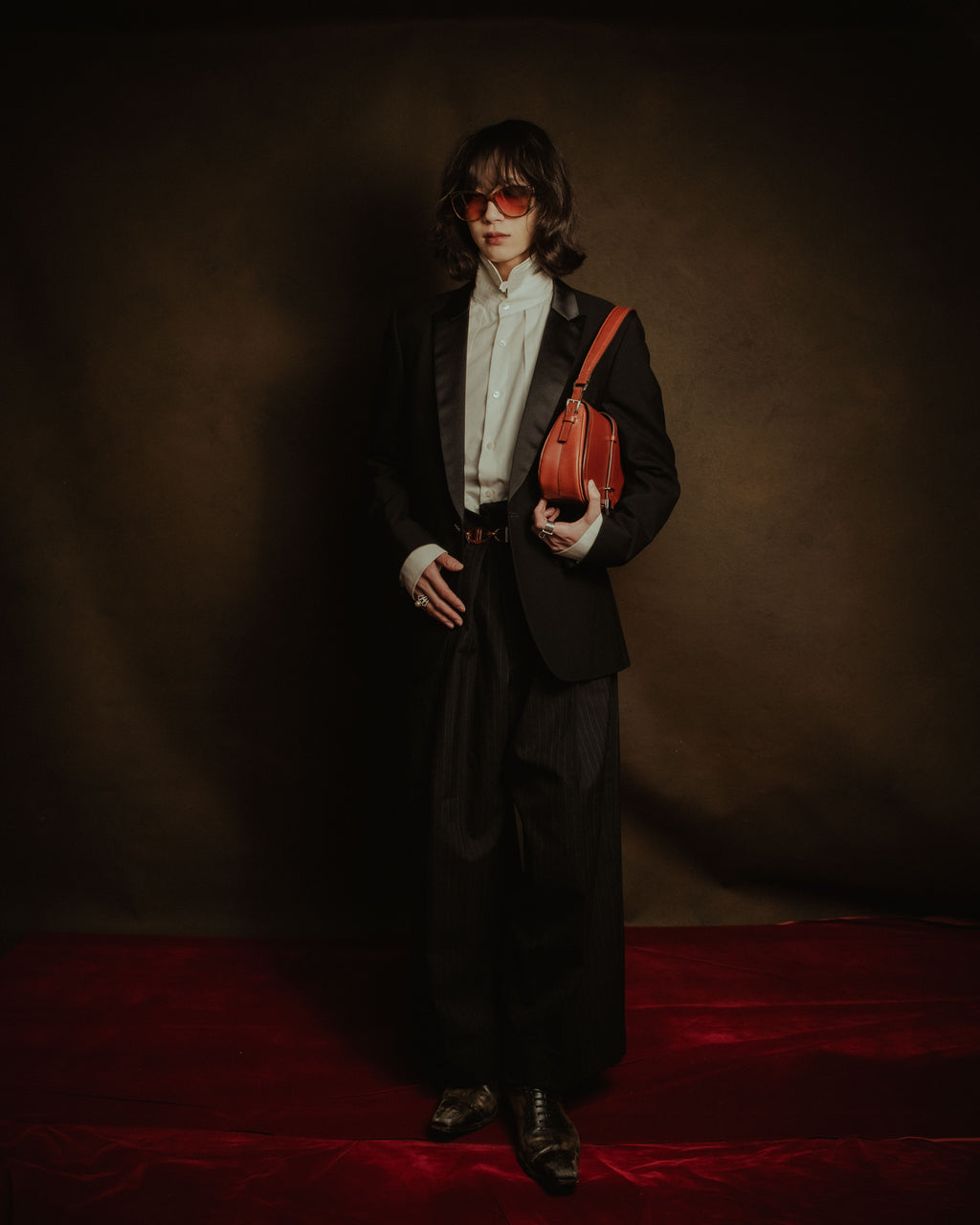 –SPECIAL– "PRADA" 90’s-00’s Minimal strap flap shoulder bag