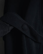 "Karl Lagerfeld" 80's-90's Round collar curvaceous coat