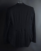 "Saint Laurent Paris" Modern tailcoat design jacket
