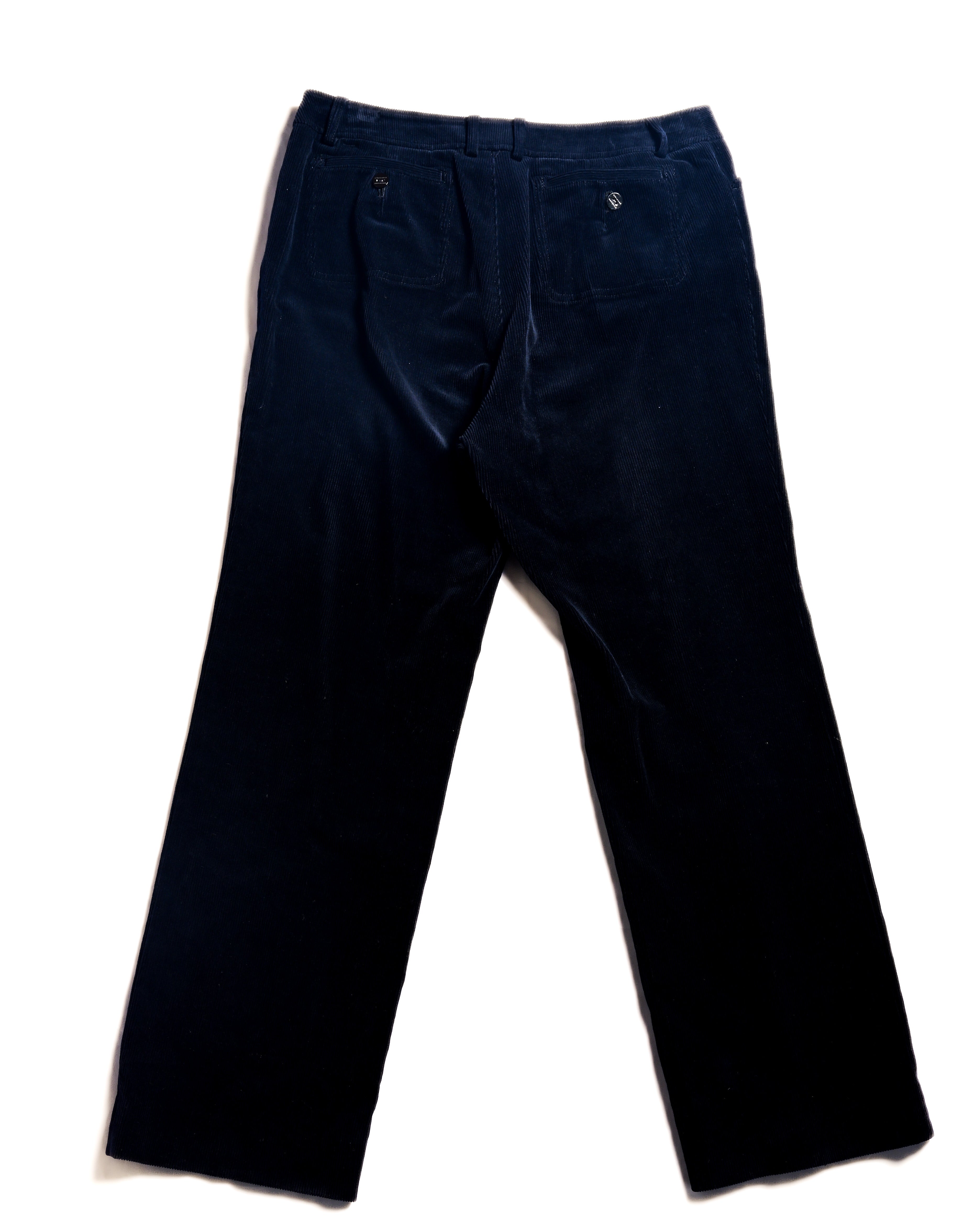 BURBERRY/ Slim Fit Single Breasted Corduroy Set Up Black