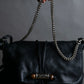 "GUCCI" Bamboo design 2way leather shoulder bag