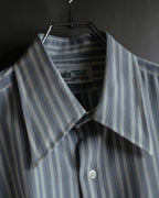 "Vintage multi-stripe pattern shirt"