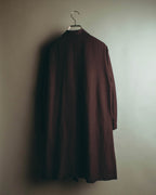 -SPECIAL- “DRIES VAN NOTEN” 90’s–00’s Rayon linen tailored long jacket and shorts set up