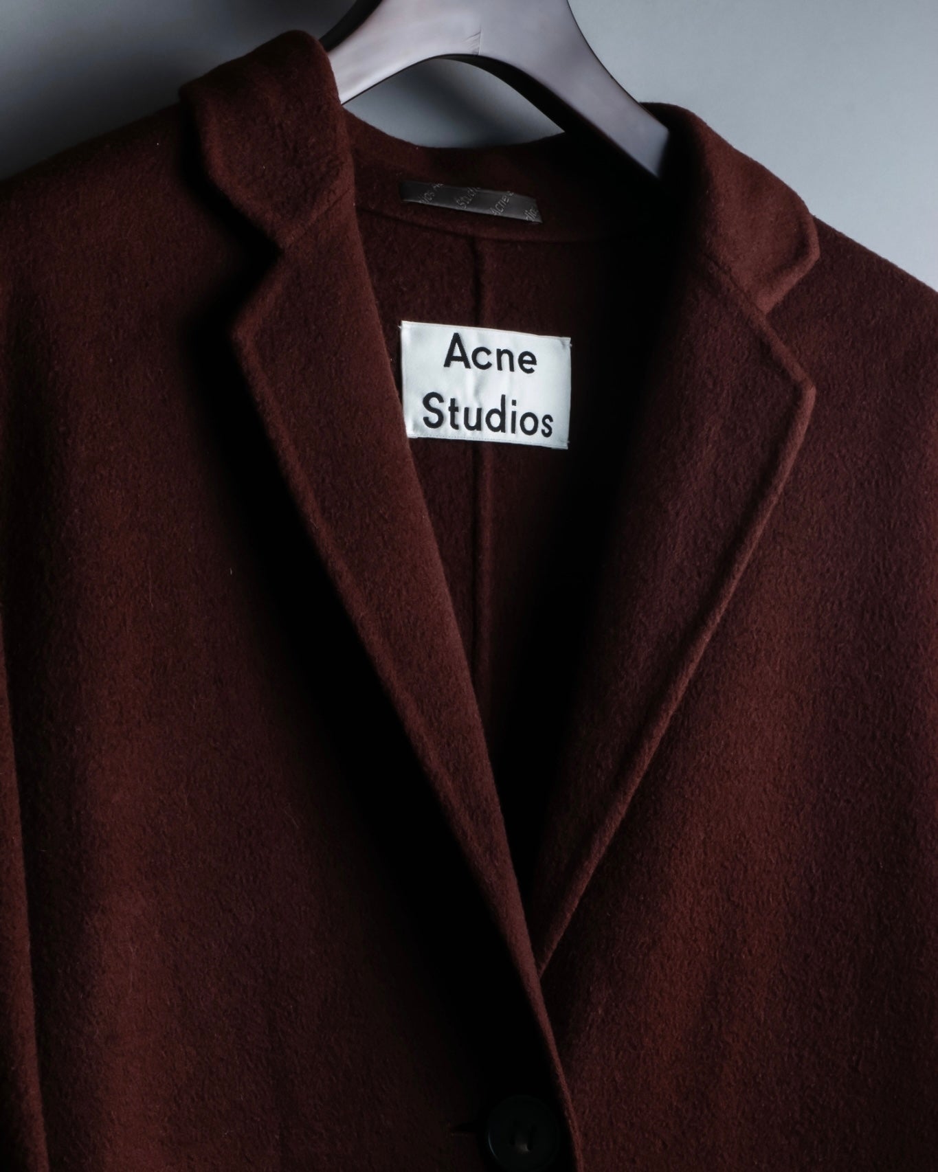 "Acne Studios" beautiful silhouette long chester coat