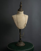 "Vintage organic ring necklace"