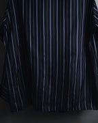 "Maison Margiela" 2021AW piped striped lounge shirt