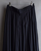 "Chloe" Fold-in pleats maxi length skirt