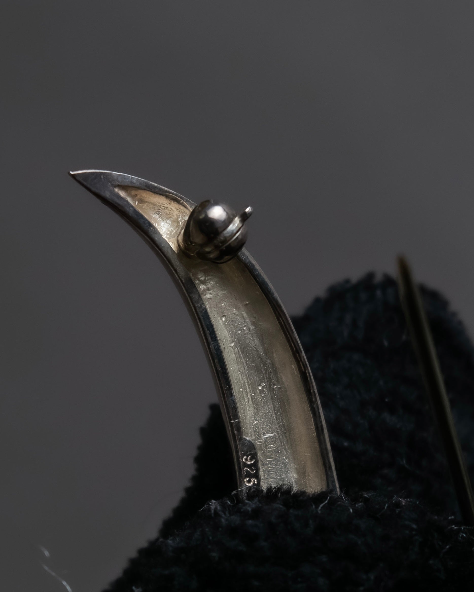 "Tiffany&Co" Seagull motif sterling silver brooch