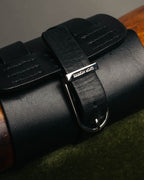 "DIOR HOMME" 00's-10's Black leather wrist cuff